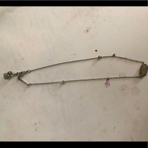 kendra scott white and gold elisa necklace